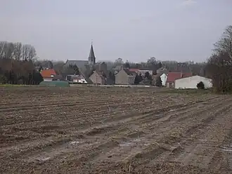 Dorpsgezicht met Sint-Christoffelkerk