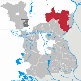 Kaart van Schenkendöbern