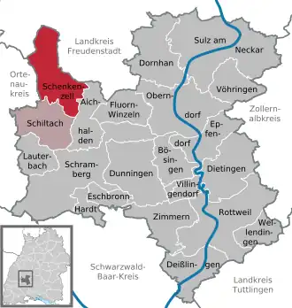 Kaart van Schenkenzell