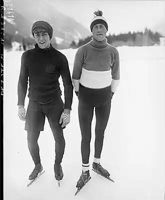 Louis De Ridder (links)