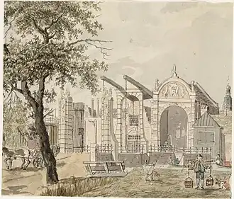 De Schermerpoort in 1789
