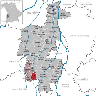 Kaart van Scherstetten