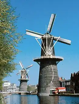 Molens in Schiedam