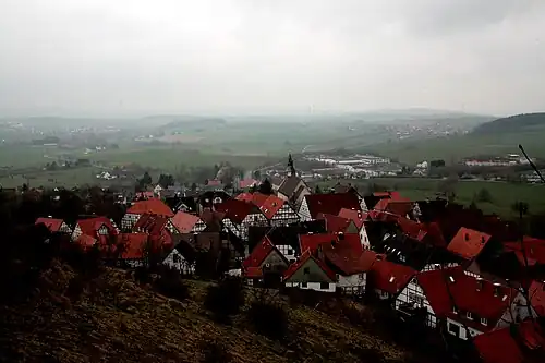 Gezicht op Schwalenberg