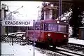 Railbus bij de voormalige halte Kragenhof, nabij Spiekershausen