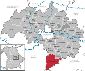 Kaart van Schierling