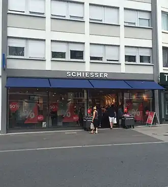 Filiaal van Schiesser.