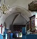 Interieur van dit kerkgebouw