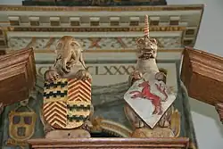 Detail van het koorhek