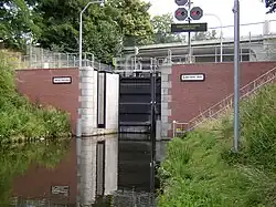 Sluis bij het centrum van Templin (in 2004/05 vernieuwd)