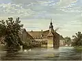 Kasteel Darfeld rond 1860