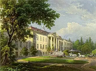 Schloss Dönhoffstädt rond 1860, Alexander Duncker