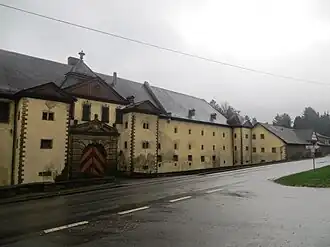 Ingang van het voorslot