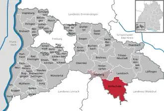 Kaart van Schluchsee