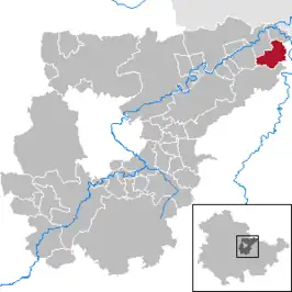 Kaart van Schmiedehausen