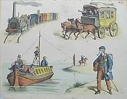 Schoolplaat "Vervoer"