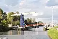 Schotdeurense brug over het Verbindingskanaal naar de Linge bij Arkel.