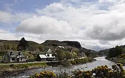 de rivier Ewe te Poolewe