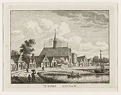 t Dorp Uitdam; circa. 1780.