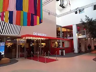 Entree en kassa's van De Meerse in het cultuurgebouw (2019)