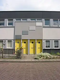 Detail Schovenstraat, Betondorp, Amsterdam, 1924 (gerenoveerd 1987)