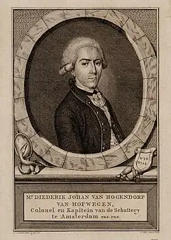 Portret van Diederik Johan van Hogendorp (1787)