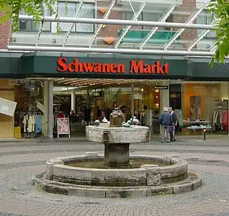 Ingang van de Schwanenmarkt