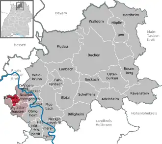 Kaart van Schwarzach