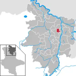 Kaart van Schwarzholz