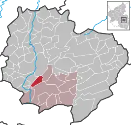 Kaart van Schweisweiler