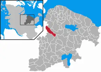 Kaart van Schwentinental