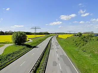 B106 in Schwerin (Randweg)