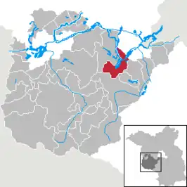 Kaart van Schwielowsee