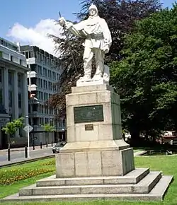 Standbeeld Robert Scott, Christchurch