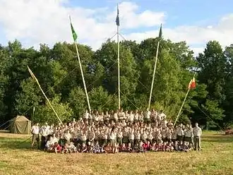 Een scoutinggroep