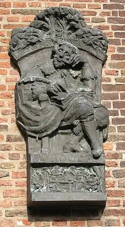 Reliëf P.C. Hooft, Muiderslot