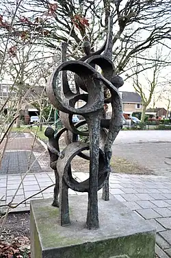 Kinderen die muzieknoten beklimmen