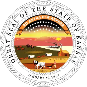 Zegel van Kansas