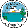 Vlag van Okaloosa County