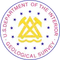 Voormalig logo van de United States Geological Survey