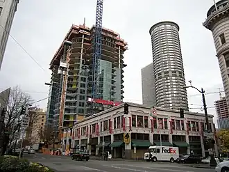 Escala tijdens de bouw in 2008