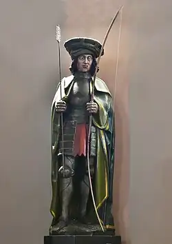 Sebastiaan (15e eeuw) in de Onze-Lieve-Vrouw-Geboortekerk (Oostham)