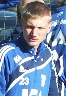 Eriksson in 2009 als speler van IFK Göteborg