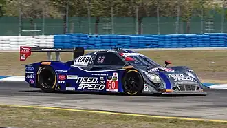 John Pew tijdens de 12 uur van Sebring in 2014.