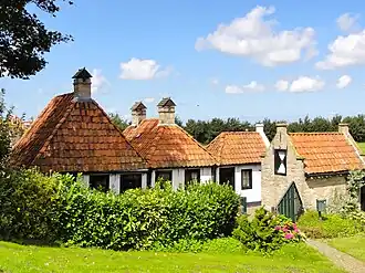 Twee tot een woning verenigde voormalige vissershuisjes