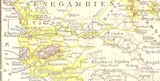 Een kaart van het gebied uit de Andrees Allgemeiner Handatlas (1881)