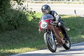 Seeley G50 met 500cc-Matchless G50-blok