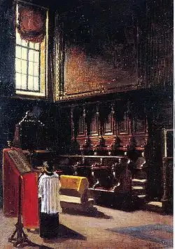Het koor van Sint Antonio (1878)