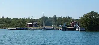 de veerstoep van Seglinge