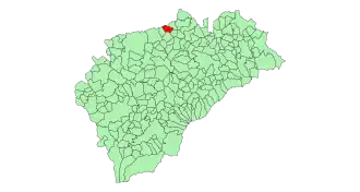 Kaart van Aldeasoña